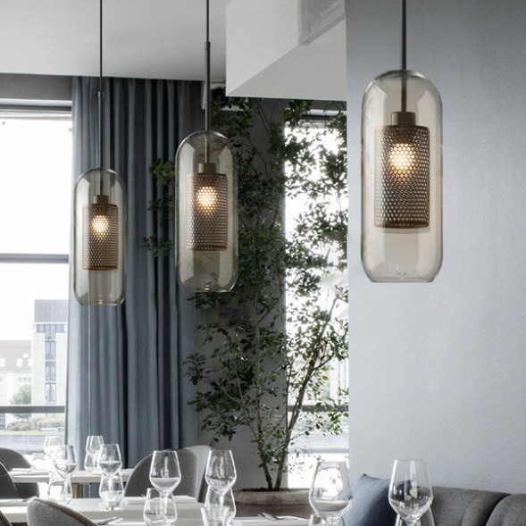 Подвесной Светильник Catch Amber Ball S - Ø 20 × 39 См