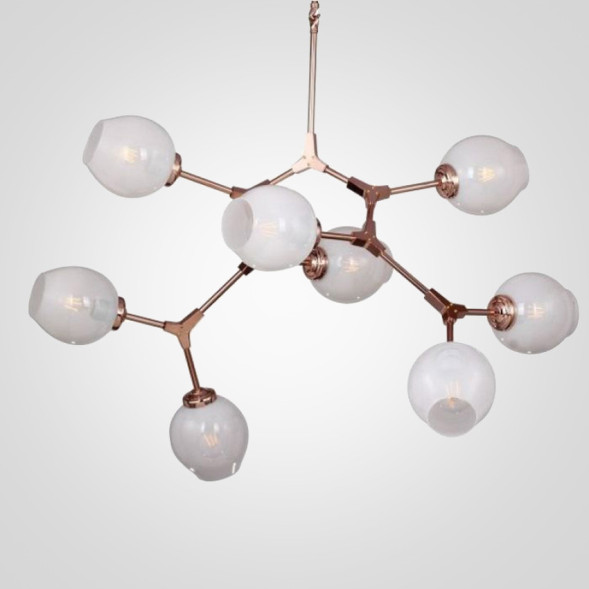 Люстра Branching Bubble Chandelier 8 Milk