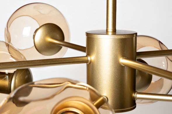 Светильник потолочный со стеклянными плафонами