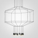 Vibia Wireflow 0299 Octagonal Square Pendan Light