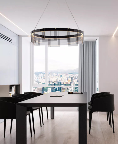 Люстра Delight Collection D8825P/L black/smoky