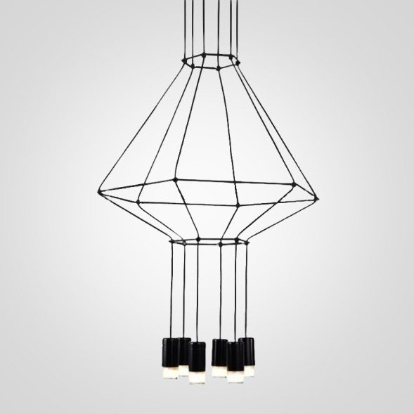 Vibia Wireflow Chandelier 0307 Led Suspension Lam