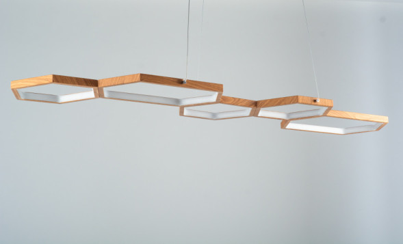 Люстра Wooden Honeycombs