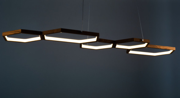 Люстра Wooden Honeycombs