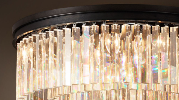 Потолочный светильник Delight Collection Odeon 10B/P black/clear