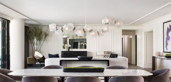 Люстра Gabriel Scott  Welles Glass 14