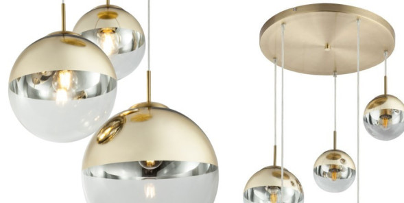 Светильник Mirror Ball Gold 3