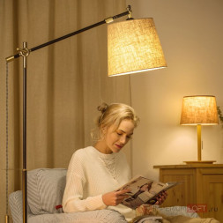 Напольный Торшер Crane White