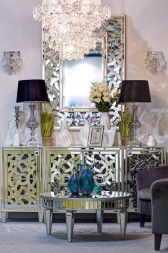 Лампа настольная (черный абажур)