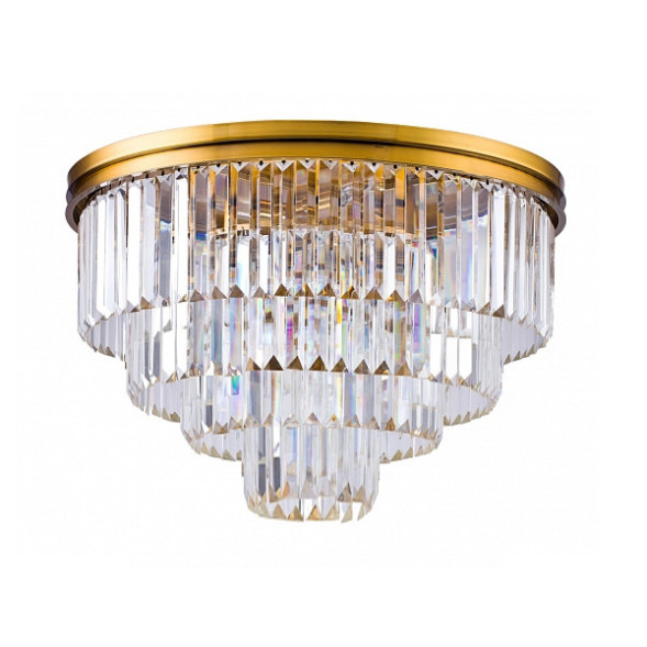 Потолочный светильник Delight Collection Odeon 8R gold/clear