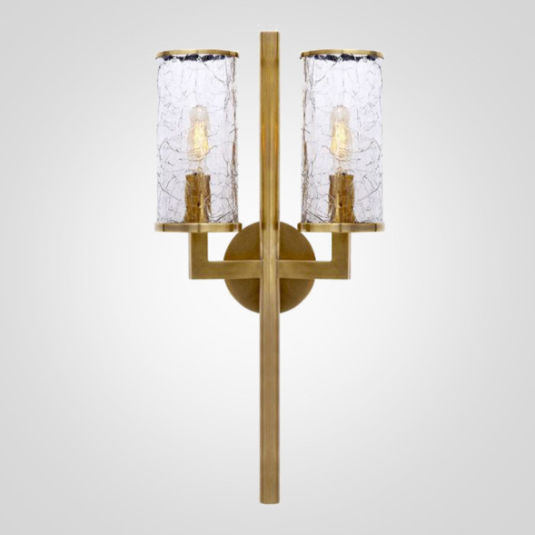 Бра Liaison Double Arm Sconce Латунь