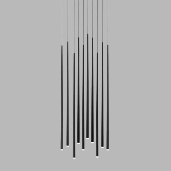 Готовая Комбинация Подвесных Светильников Вытянутой Цилиндрической Формы Laird More
