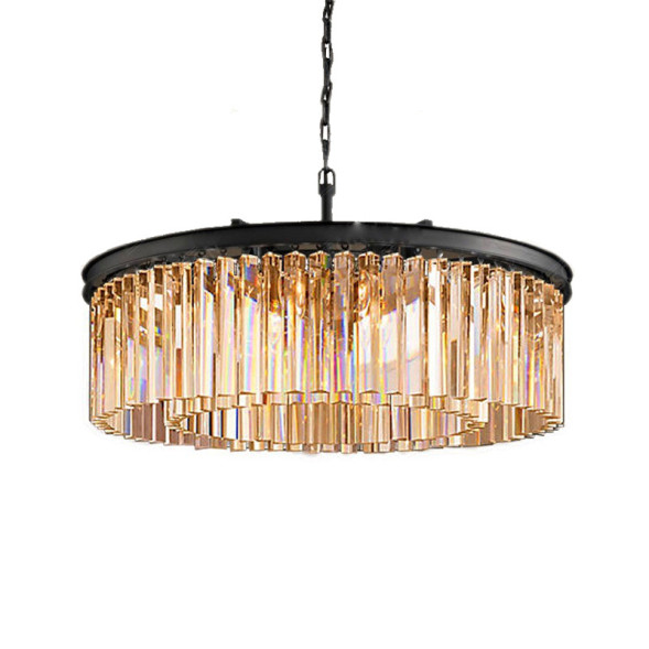 Люстра Delight Collection Odeon 10B black/amber