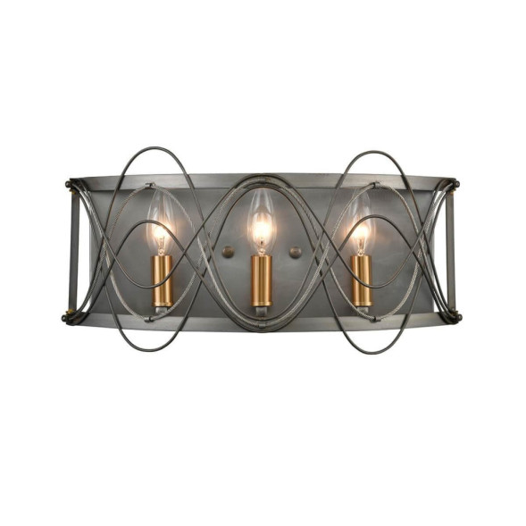 Бра С Объемным Каркасом Из Формованных Прутьев Lender Wall