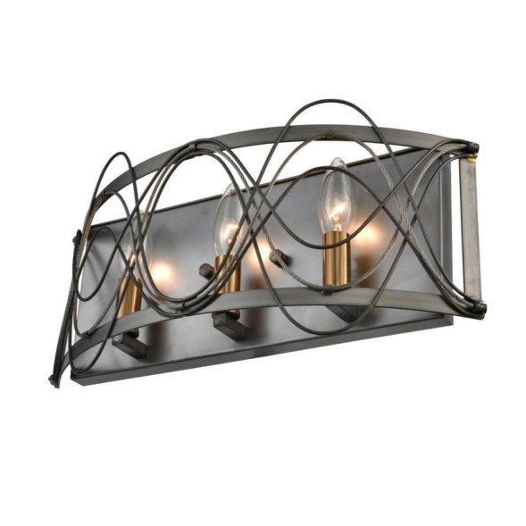 Бра С Объемным Каркасом Из Формованных Прутьев Lender Wall