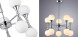 Люстра Ball Valley Chandelier Chromium 10
