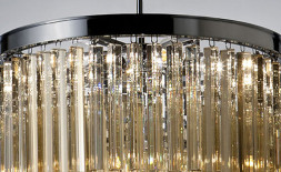 Люстра Delight Collection Odeon 10B chrome/amber