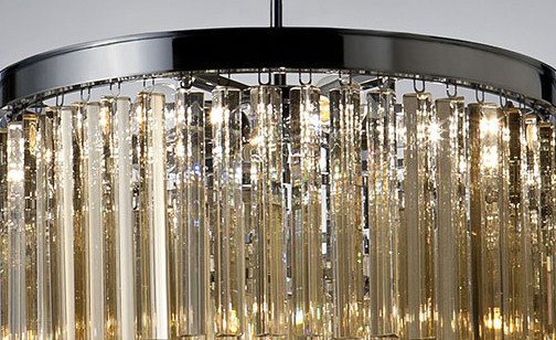 Люстра Delight Collection Odeon 10B chrome/amber