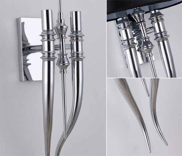 Настенный Светильник Crystal Light Brunilde Ipe Cavalli H92 Gold/Gray