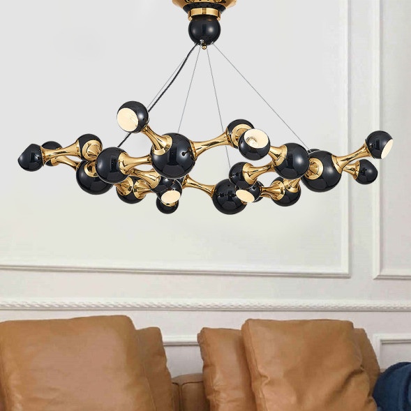 Дизайнерская Люстра Atomic Round Suspension Белый