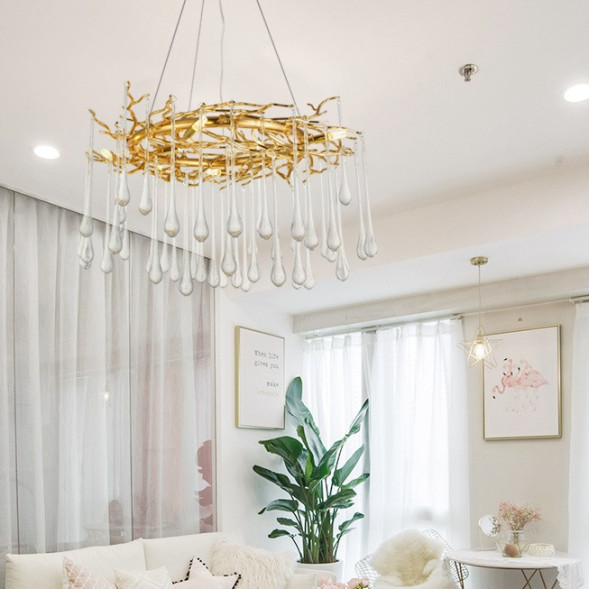 Люстра Drops 100 См