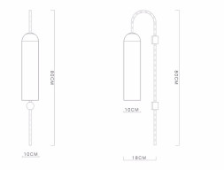 Бра Articolo Float Wall Sconce  Drunken Emerald
