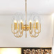 Люстра Brass And Glass Loop Chandelier D80