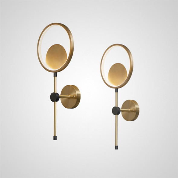 Бра С Плафоном В Виде Кольца Со Светодиодной Подсветкой Risor Wall