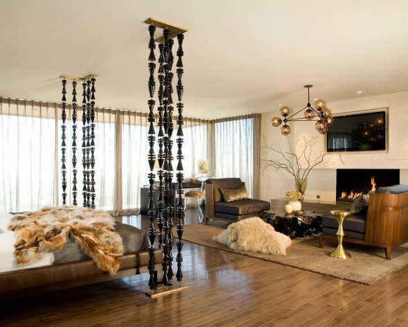 Люстра modo chandelier 10 globes black