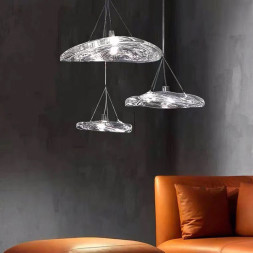 Подвесной светильник Delight Collection 2049P/D300 silver/clear