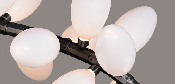 Люстра Kingdom Drape 24 Черный