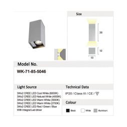 Спот Delight Collection 71-85-5046 warm white silver