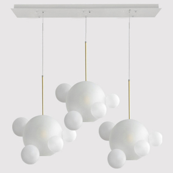 Люстра Giopato &amp;Amp; Coombes Bolle Bls Lamp White Glass Rectangle