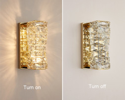 Настенный светильник Delight Collection 6005W/S gold/clear