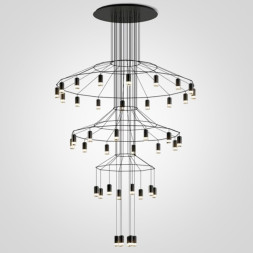 Люстра Vibia Wireflow Chandelier 0378 Led Suspension 42 Lamp