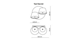 Светильник настенно-потолочкый Tam Tam 2
