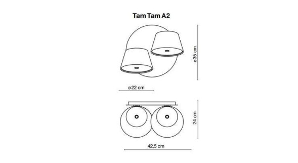 Светильник настенно-потолочкый Tam Tam 2
