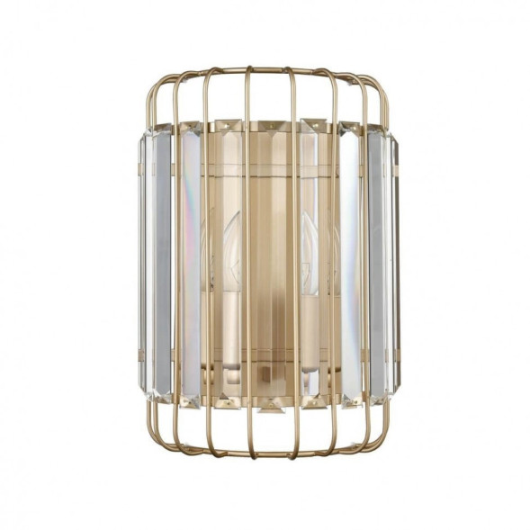 Бра С Плафоном Из Металлических Прутьев И Перламутровых Вставок Primus Wall