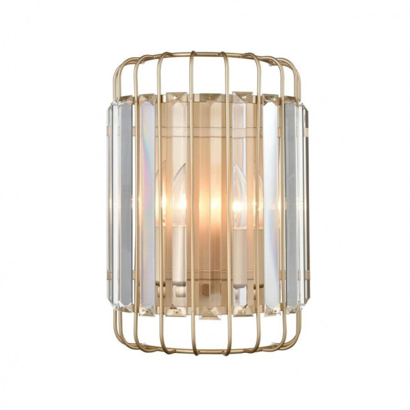 Бра С Плафоном Из Металлических Прутьев И Перламутровых Вставок Primus Wall