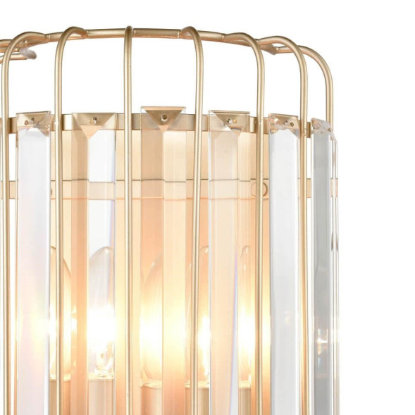 Бра С Плафоном Из Металлических Прутьев И Перламутровых Вставок Primus Wall