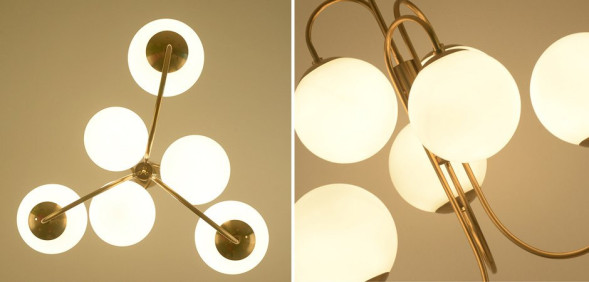 Люстра Gooseneck Pelle Chandelier