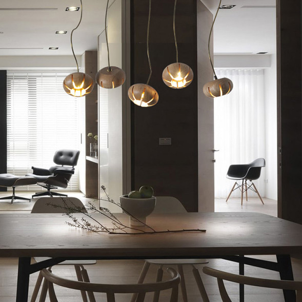 Дизайнерская Люстра Capsules D55 Dark Wood