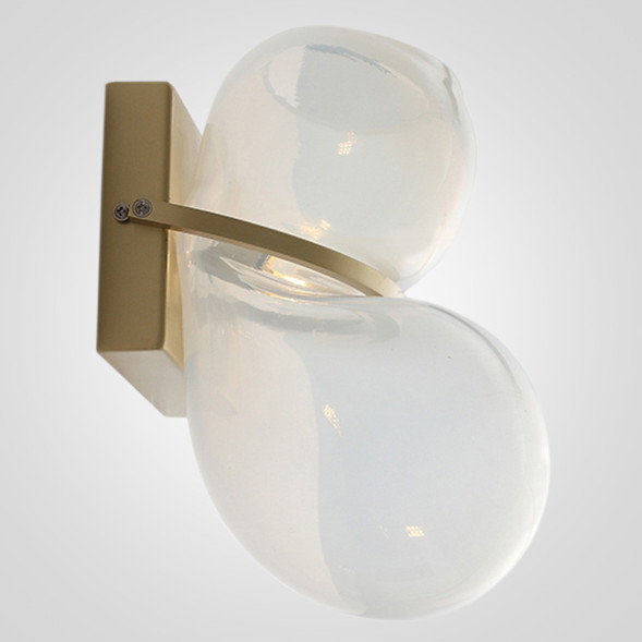 Бра White Glass Trap Wall Lamp