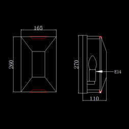 Настенный светильник Delight Collection Harlow Crystal 1A gold