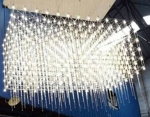 Люстра Cosmos Square Glass