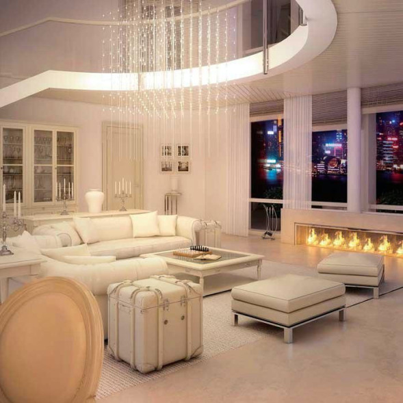 Люстра Cosmos Square Glass