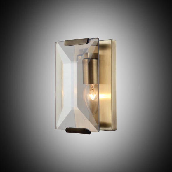 Бра С Плафоном Из Прямоугольных Стеклянных Пластин Fostus Wall