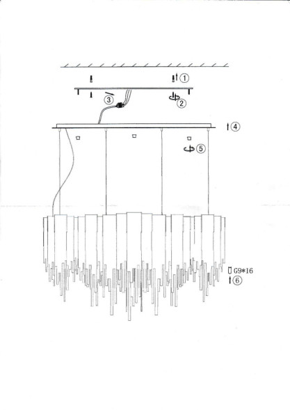 Люстра Volver L200
