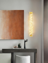 Настенный светильник Delight Collection 88067W/L gold/clear