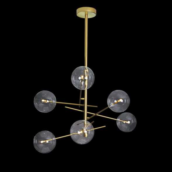 Люстра Delight Collection Globe Mobile 6A gold